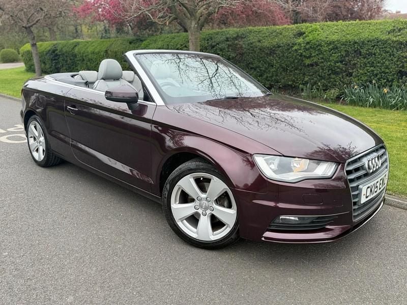 Used Audi A3 Cabriolet Sport 150 HP (110 kW) 2015 Red Cabriolet