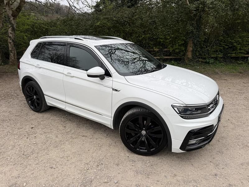 Used VW Tiguan R-line 150 HP (110 kW) 2018 White SUV