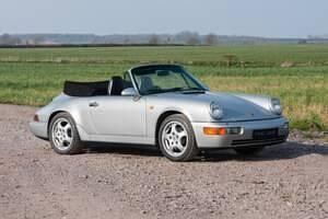 Used Porsche 911 Carrera 4 Cabriolet 250 HP (183 kW) 1990 Silver Cabriolet