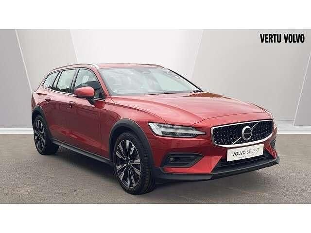 Red Used 2022 Volvo V60 CC Plus Estate | £29,332 (Fair price) - Image 1/4