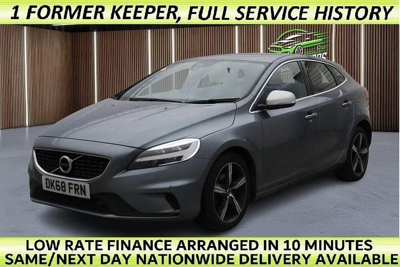 Grey Used 2018 Volvo V40 R-Design Hatchback | £4,777 (Good price) - Image 1/1