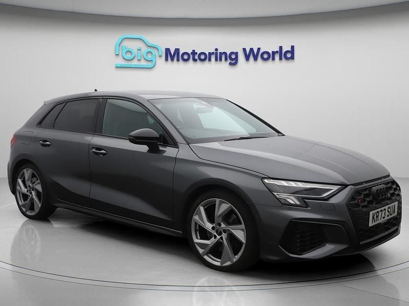 Grey Used 2023 Audi S3 Sportback Black Edition Hatchback | £34,300 - Image 1/4