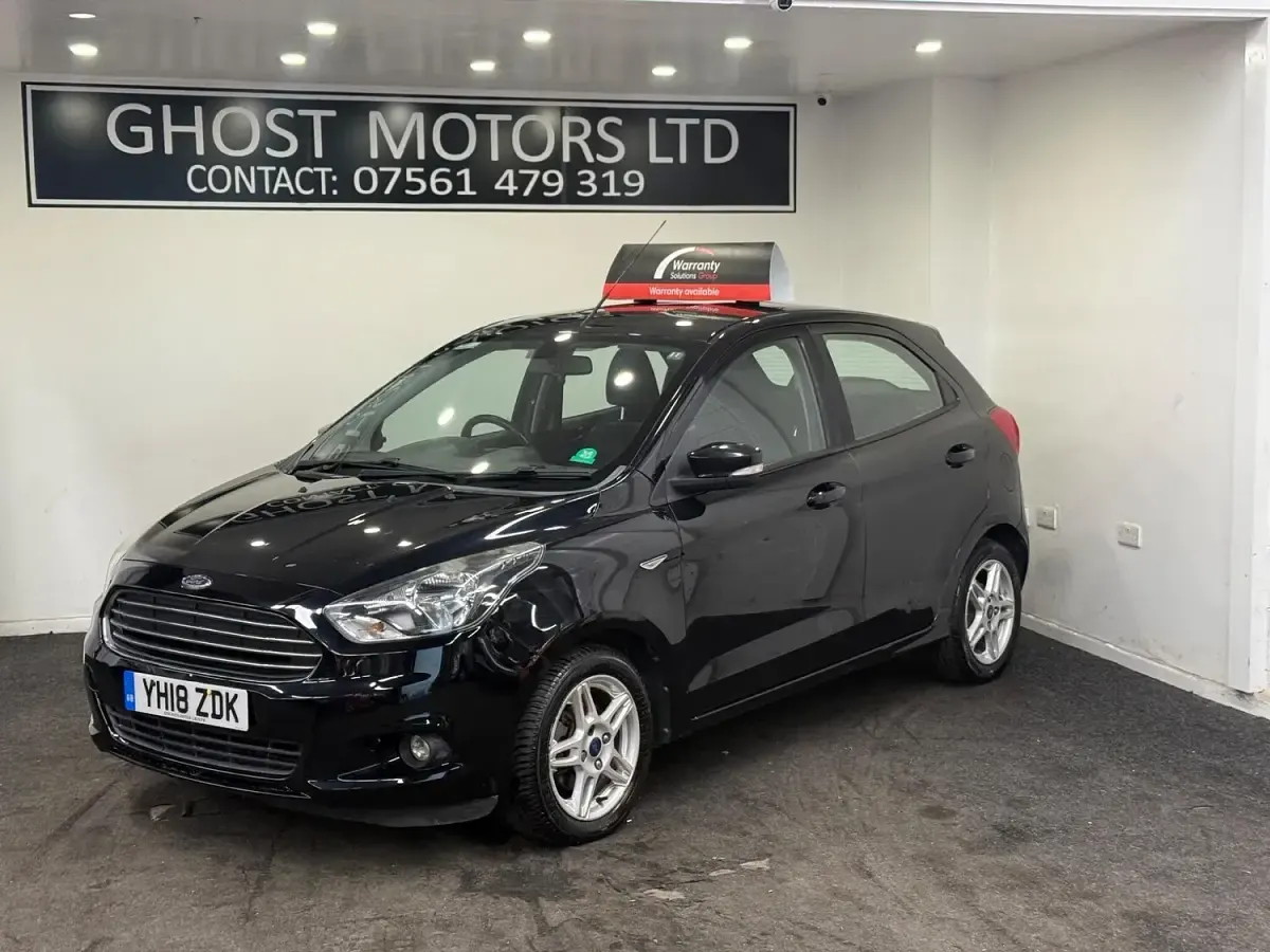Used Ford Ka Plus Zetec 85 HP (62 kW) 2018 Black Hatchback
