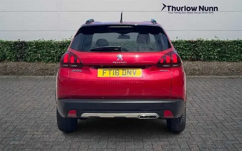 Used Peugeot 2008 GT-line 131 HP (96 kW) 2018 Red SUV