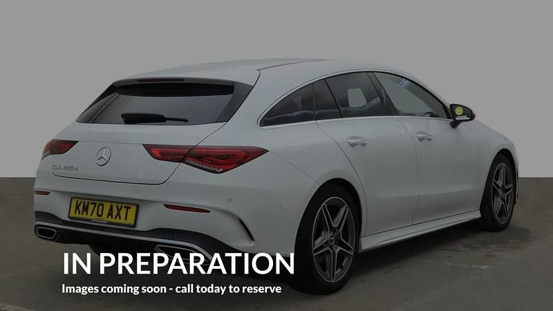 Begagnad Mercedes CLA220 AMG Line Premium Plus 2020 Vit Sedan