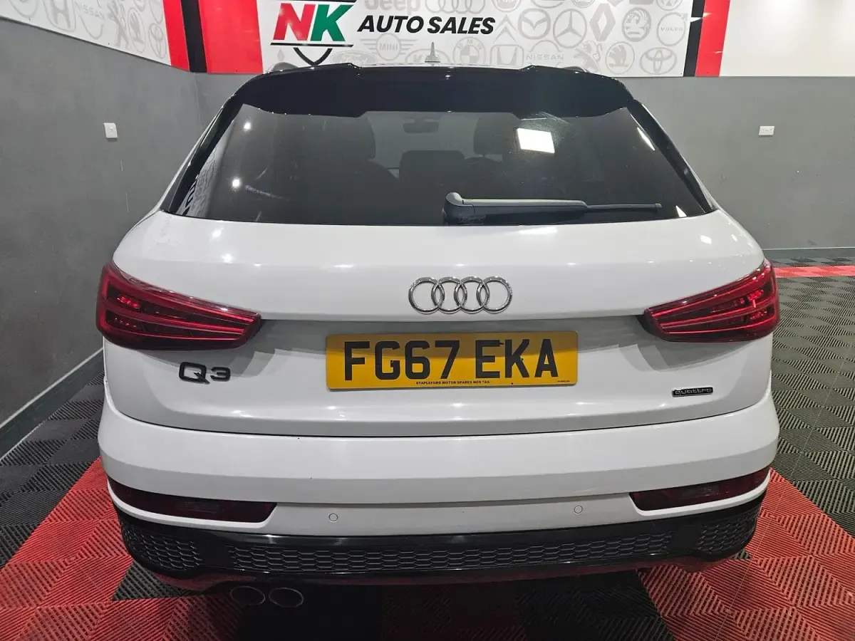 Used Audi Q3 Black Edition 184 HP (135 kW) 2017 White SUV