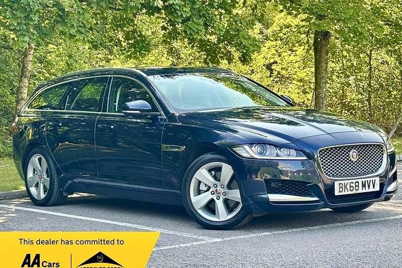 Blue Used 2018 Jaguar XF Sportbrake Portfolio Estate | £14,999 (Fair price) - Image 1/1