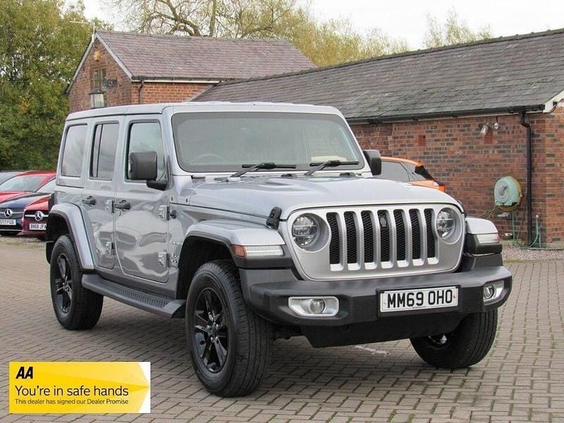 Grey Used 2019 Jeep Wrangler Sahara SUV | £28,900 (Fair price) - Image 1/4