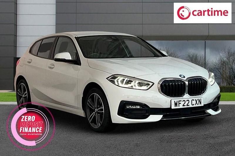 White Used 2022 BMW 118 Sport Line Hatchback | £16,599 (Good price) - Image 1/4