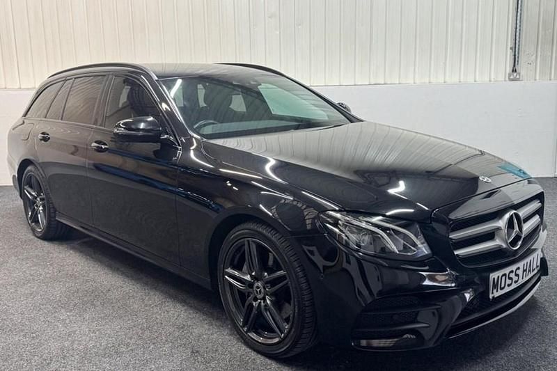 Black Used 2017 Mercedes E220 AMG line Estate | £10,490 (Fair price) - Image 1/1