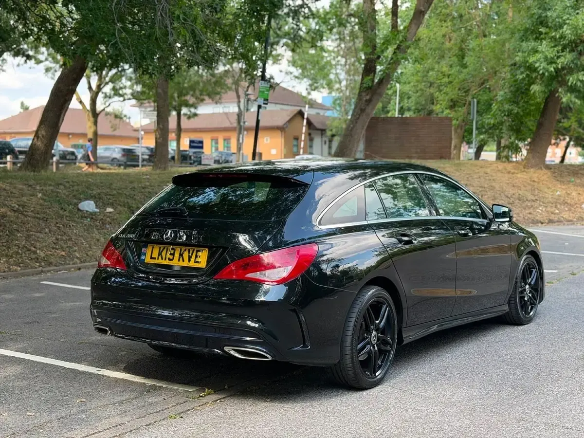 Used Mercedes CLA200 AMG line 2019 Black Coupe