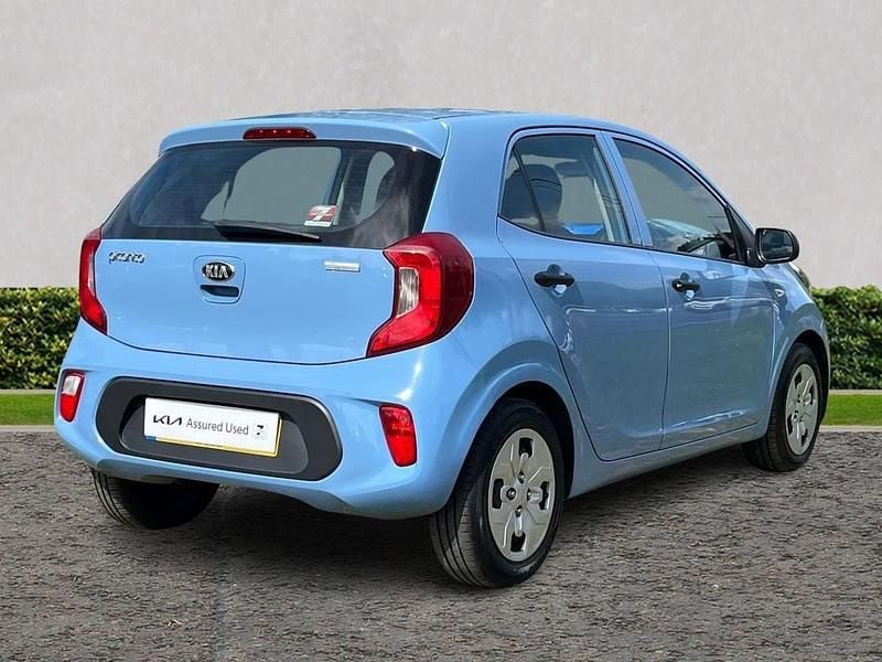 Used Kia Picanto 66 HP (48 kW) 2020 Blue breeze Hatchback