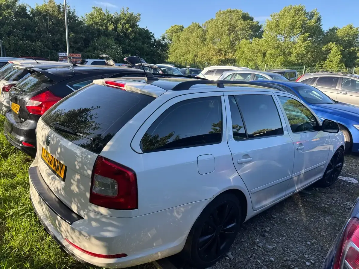 Used Skoda Octavia vRS 2012 White Estate