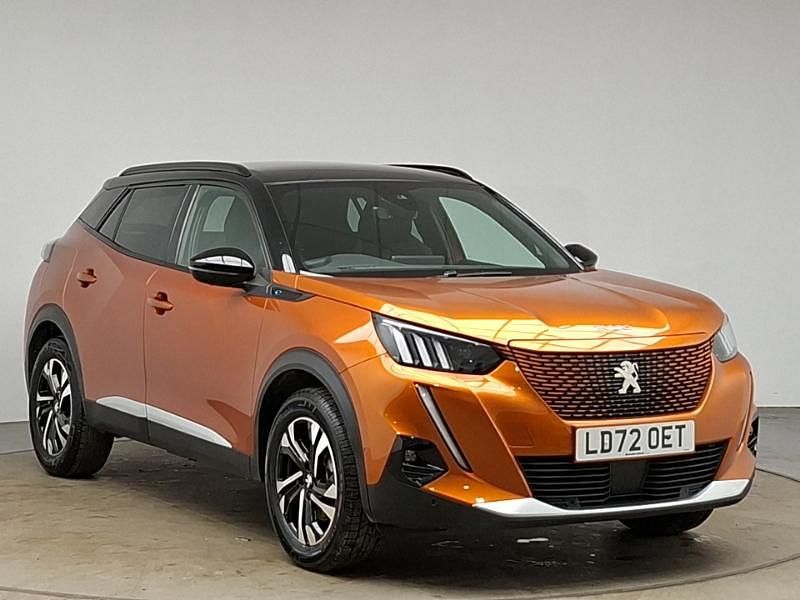 Used Peugeot e-2008 GTi 100 kW (136 HP) 2022 Orange SUV