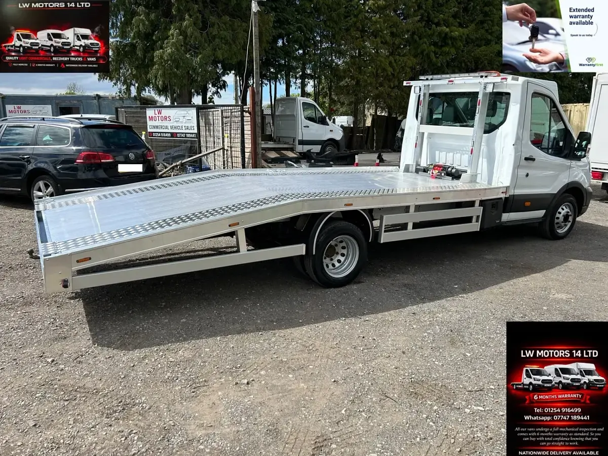 Used Ford Transit 130 HP (95 kW) 2023 White Cabriolet