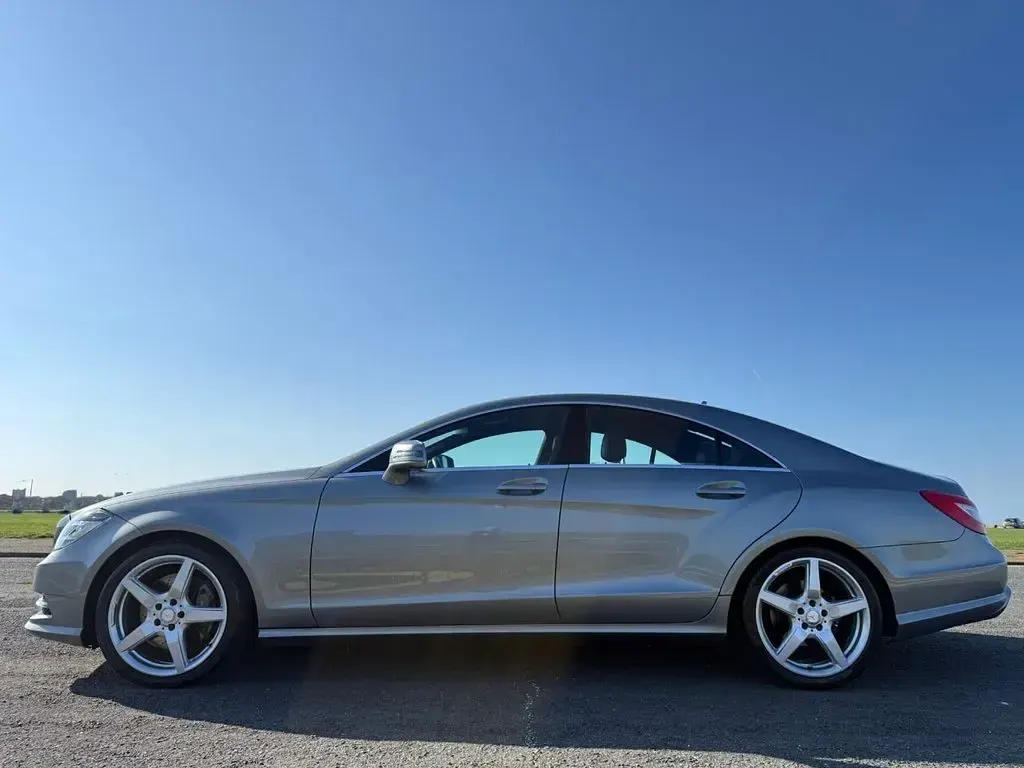 Begagnad Mercedes CLS350 AMG 265 HK (194 kW) 2014 Silver Sportkupé