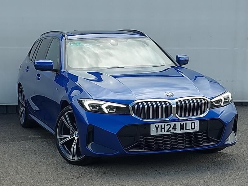 Blue Used 2024 BMW 320 M Sport Estate | £33,498 (A bit pricey) - Image 1/4