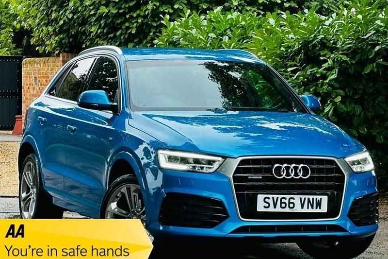 Used Audi Q3 S-line plus 184 HP (135 kW) 2016 Blue SUV