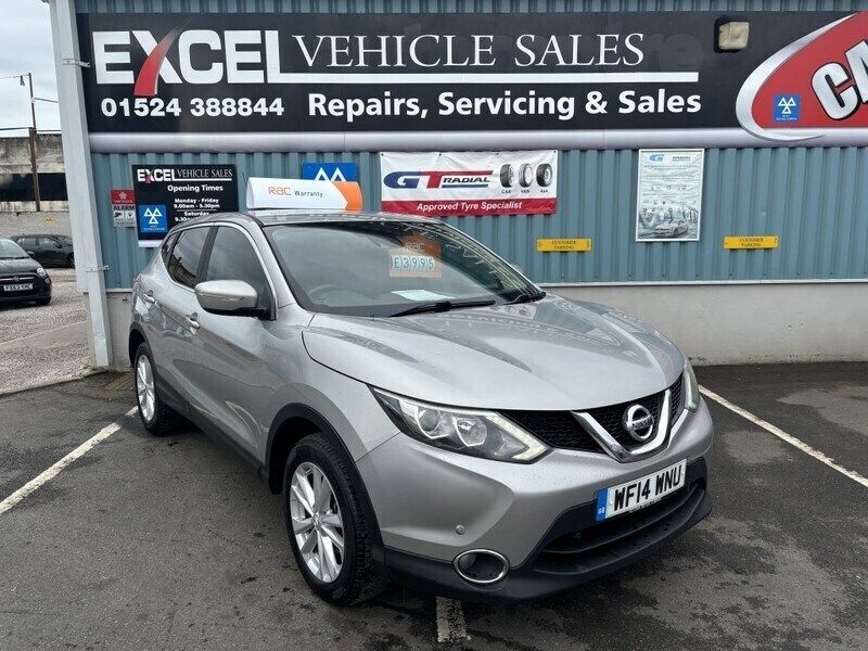 Silver Used 2014 Nissan Qashqai Acenta SUV | £3,995 - Image 1/4