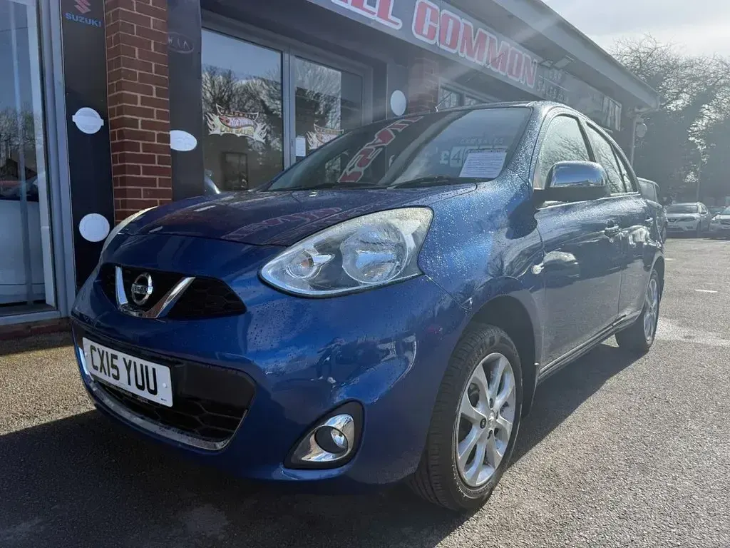 Used Nissan Micra Acenta 80 HP (58 kW) 2015 Blue Hatchback