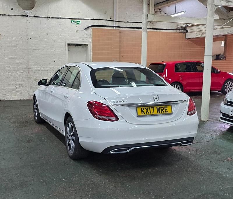 Used Mercedes C220 2017 White Sedan