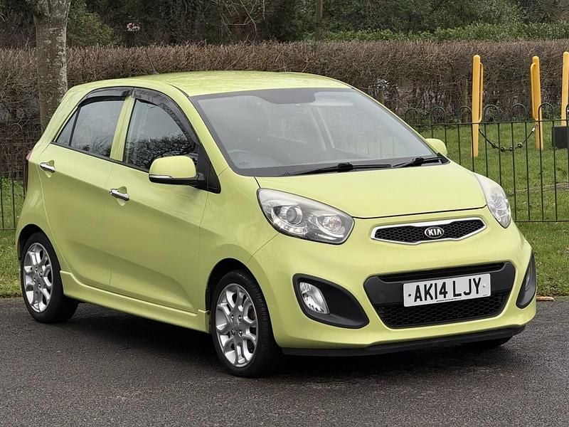 Green Used 2014 Kia Picanto Hatchback | £3,690 (Fair price) - Image 1/4