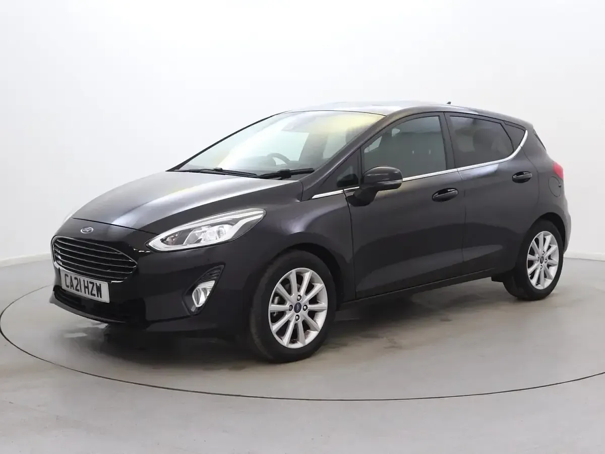 Used Ford Fiesta Titanium 95 HP (69 kW) 2021 Black Hatchback