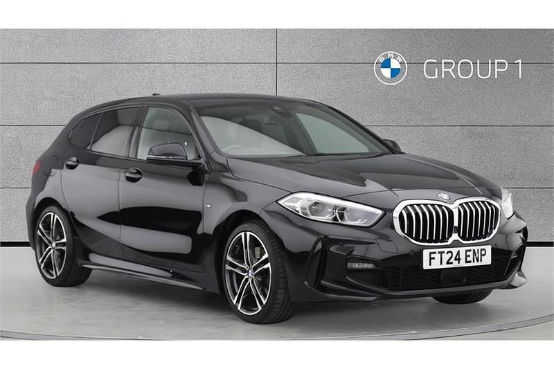 Used BMW 118 M Sport 136 HP (100 kW) 2024 Black sapphire metallic paint Hatchback