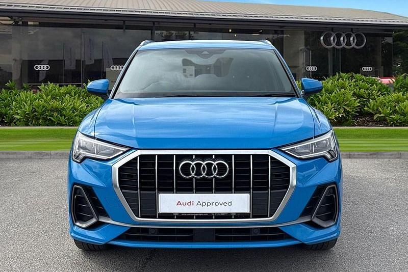 Begagnad Audi Q3 S-Line 150 HK (110 kW) 2022 Blå SUV