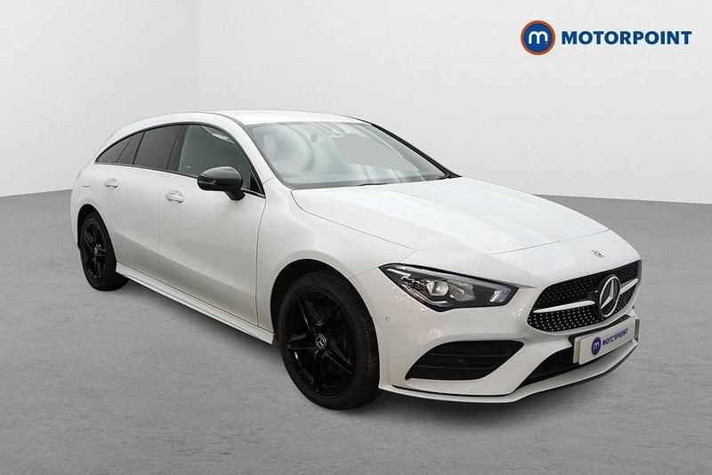 White Used 2023 Mercedes CLA250e AMG Line Premium Sedan | £22,999 (Fair price) - Image 1/4