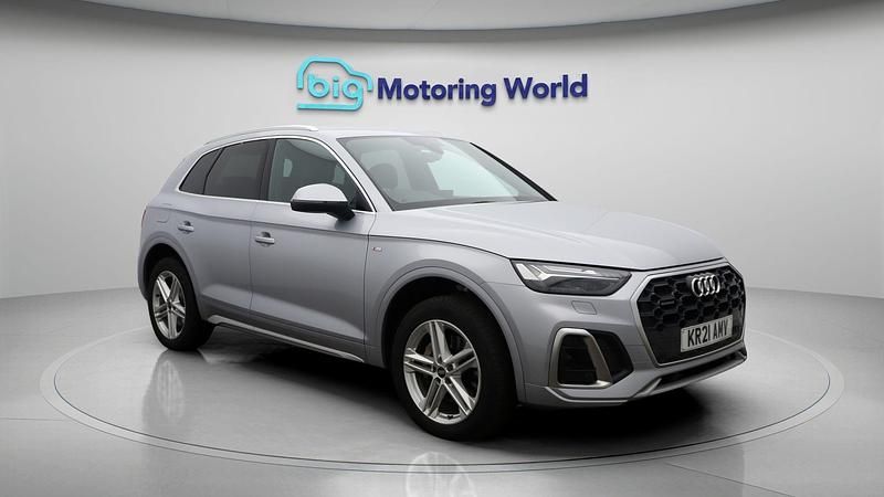 Silver Used 2021 Audi Q5 S-Line SUV | £26,200 (Good price) - Image 1/4