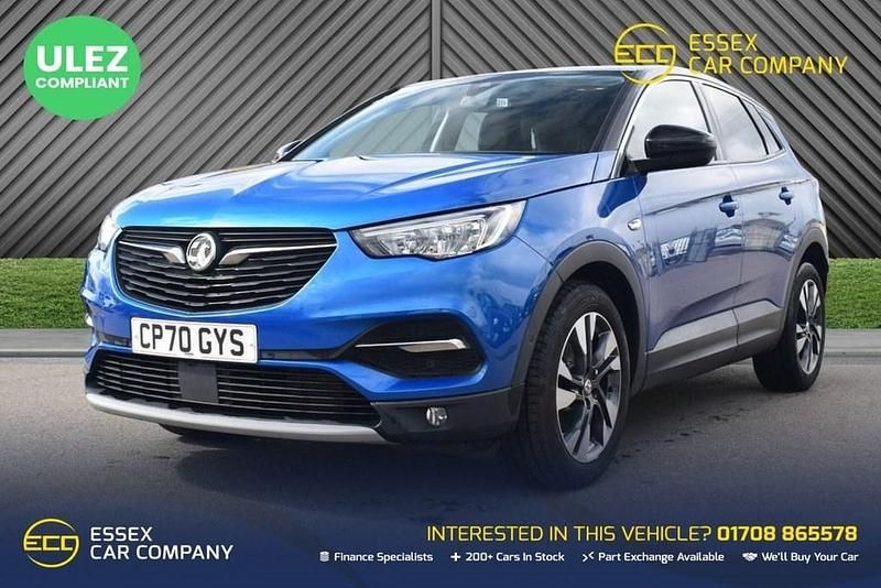 Used Vauxhall Grandland X SRi 130 HP (95 kW) 2021 Blue SUV