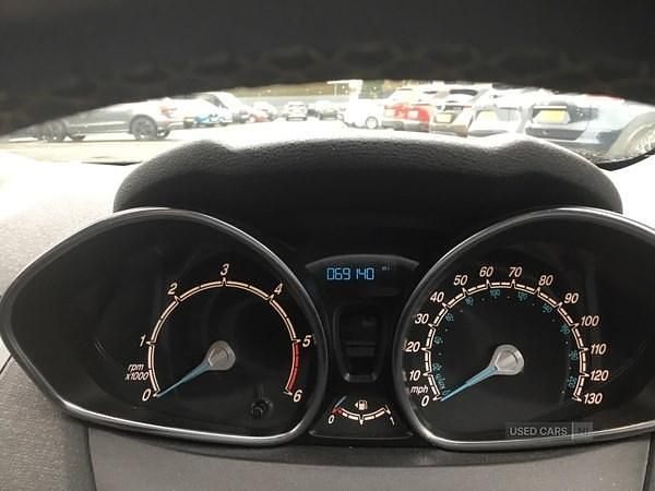 Used Ford Fiesta Titanium 2017 Blue Hatchback