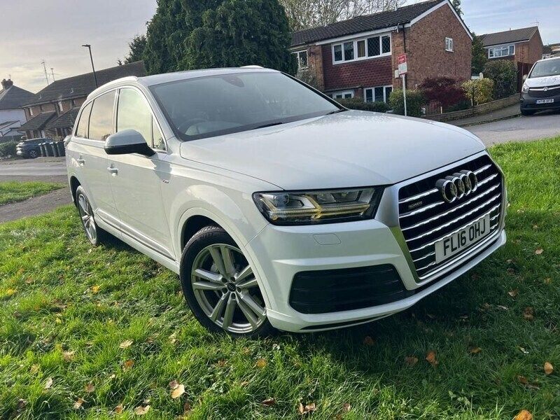 White Used 2016 Audi Q7 S-Line SUV | £16,995 (Fair price) - Image 1/4