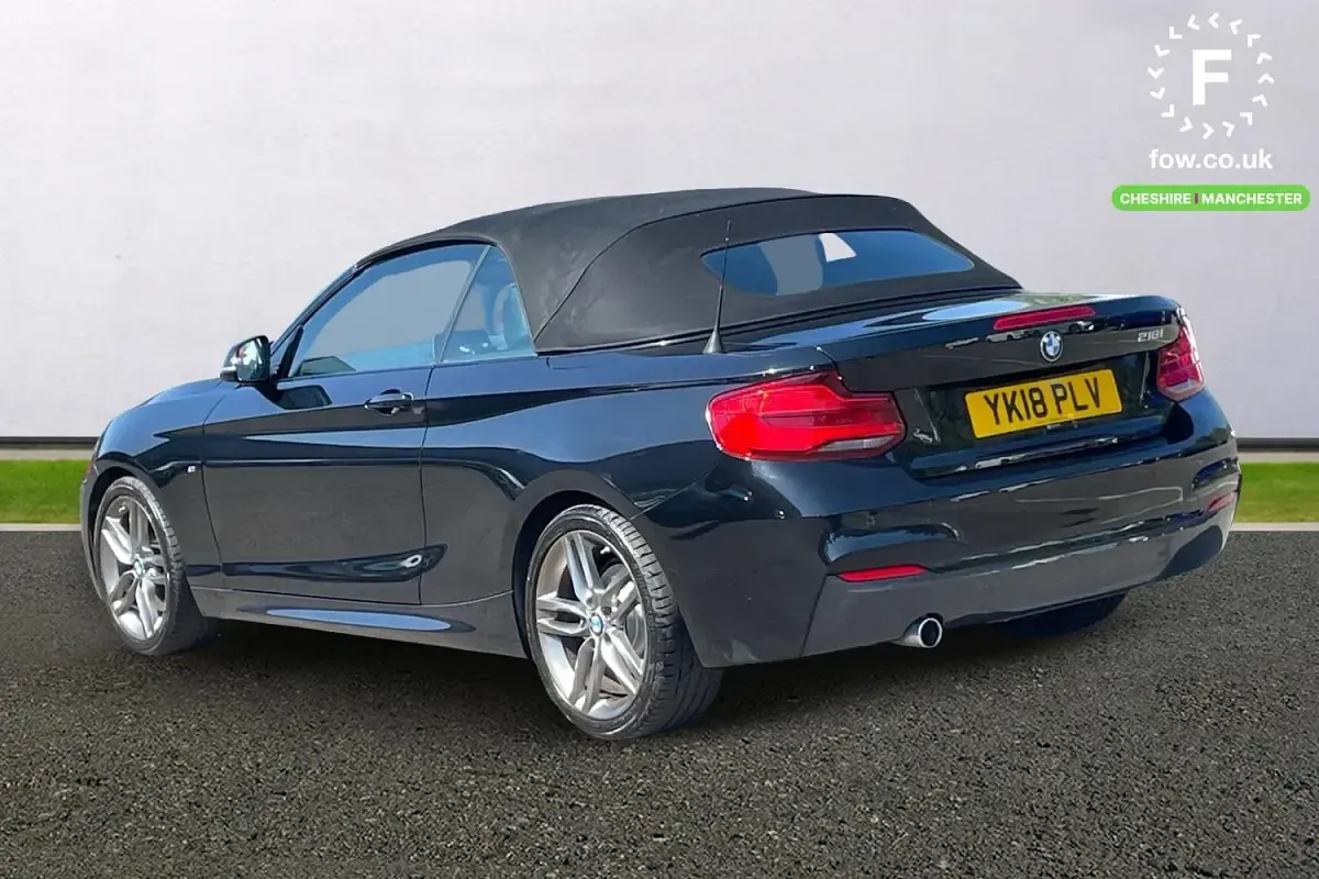 Used BMW 218 M Sport 2018 Black Cabriolet