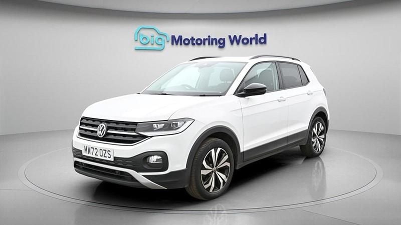 Used VW T-Cross Black Edition 110 HP (80 kW) 2022 White SUV