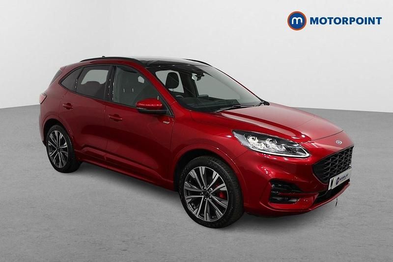 Red Used 2022 Ford Kuga ST-Line X SUV | £21,049 (Fair price) - Image 1/4