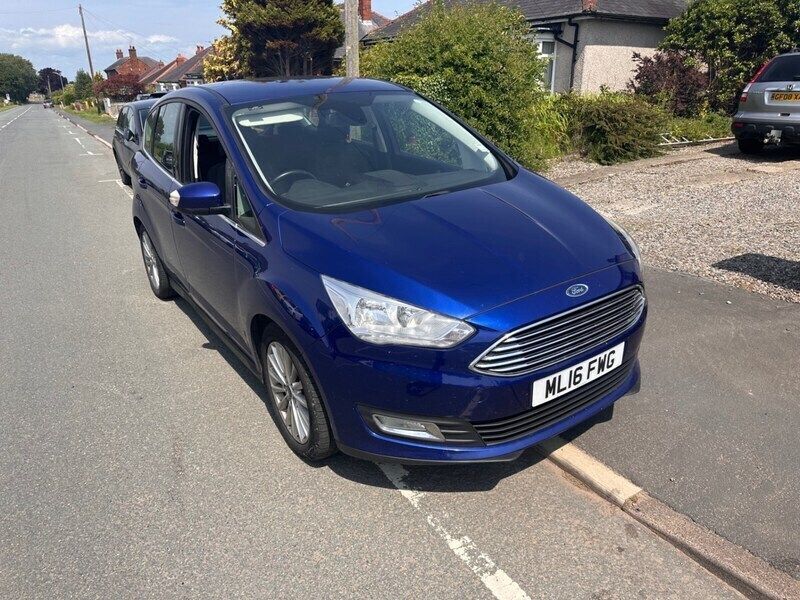 Blue Used 2016 Ford C-MAX Titanium MPV | £5,495 (Fair price) - Image 1/4