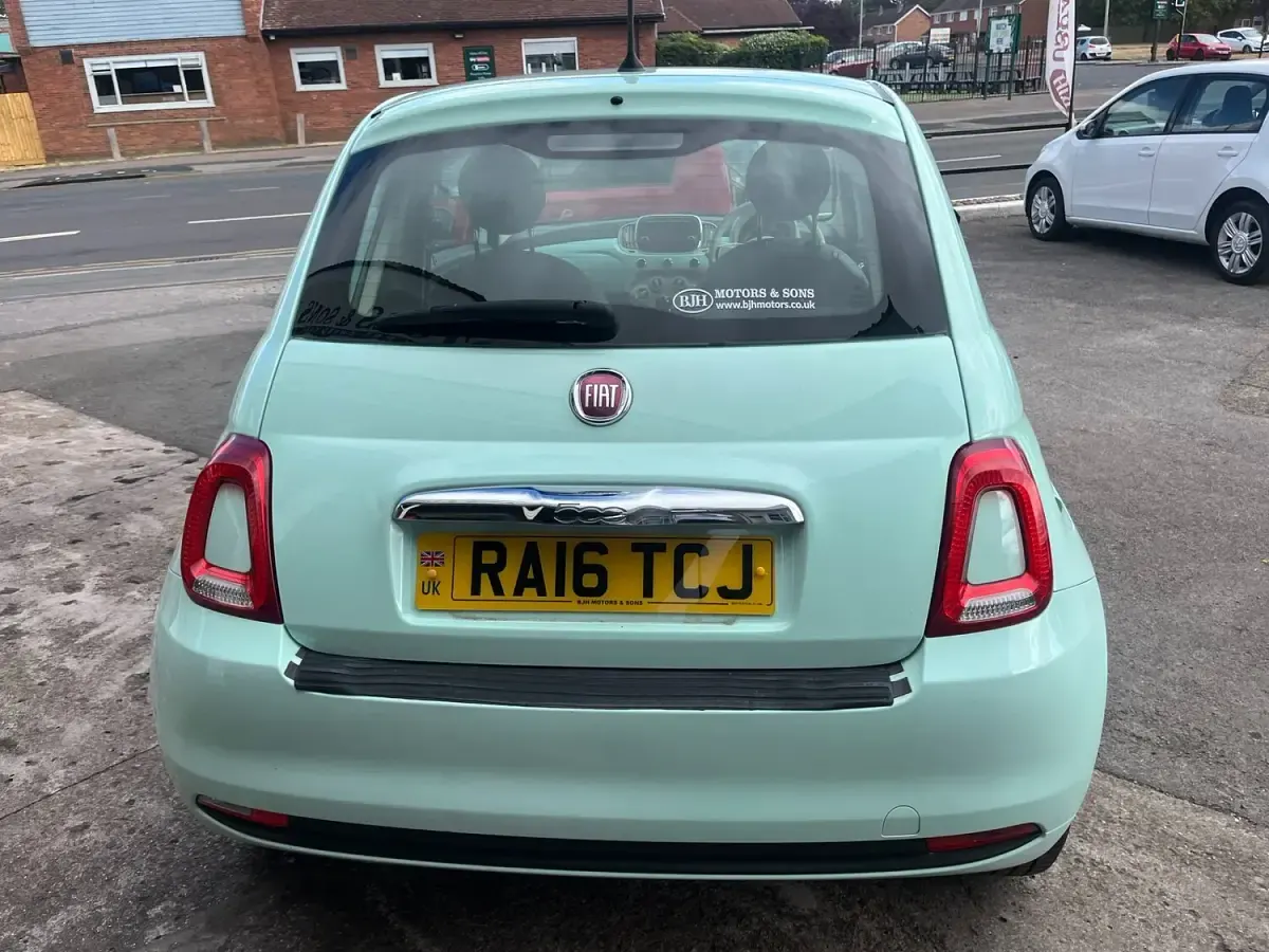 Used Fiat 500 Pop 69 HP (50 kW) 2016 Green Hatchback