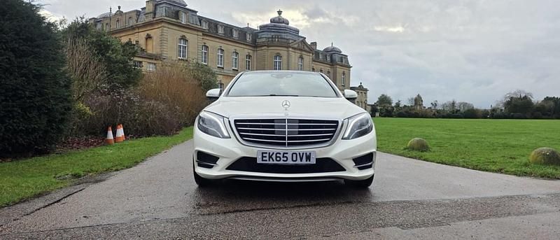 Used Mercedes S350L AMG line 2015 White Sedan
