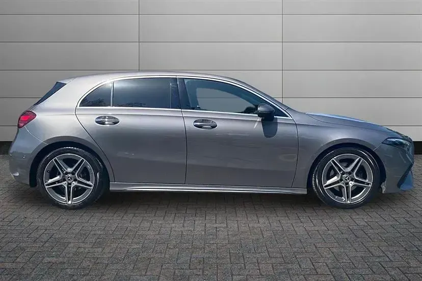Used Mercedes A180 AMG Line Premium 136 HP (100 kW) 2023 Mountain grey Hatchback
