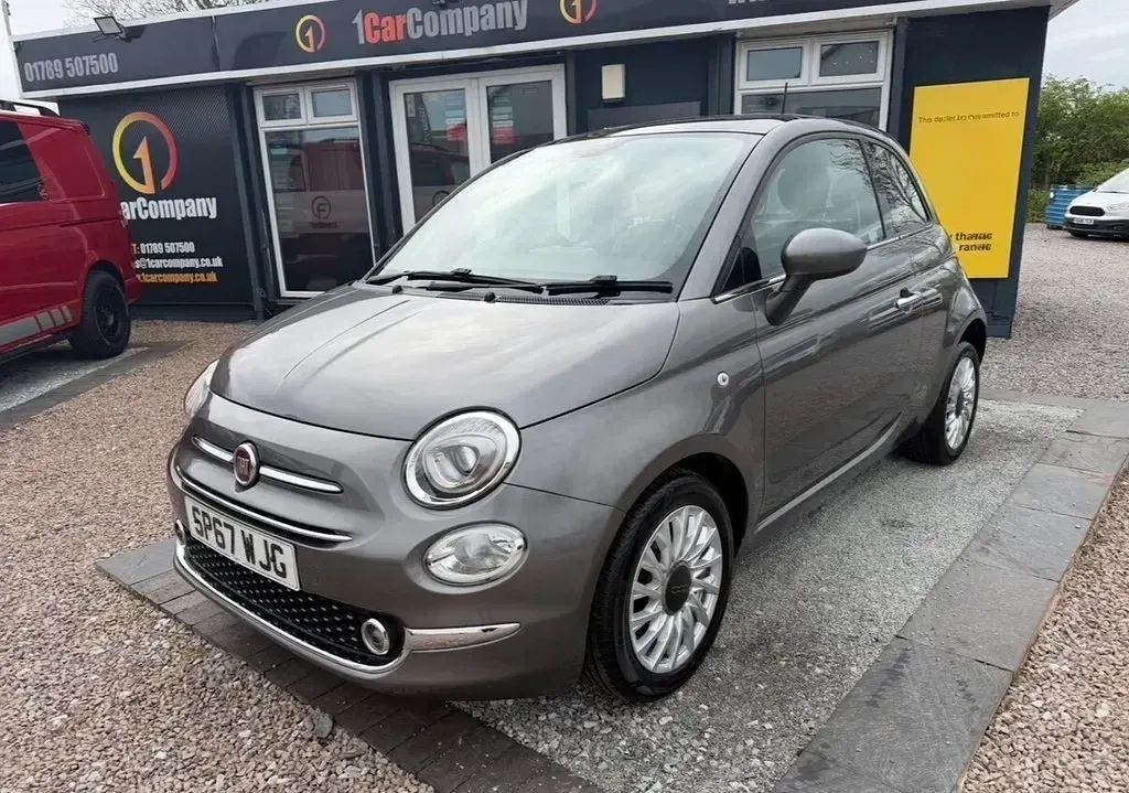 Used Fiat 500 Lounge 69 HP (50 kW) 2017 Grey Hatchback