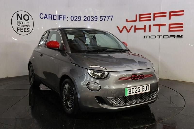Used Fiat 500e Red 69 kW (95 HP) 2022 Grey Hatchback