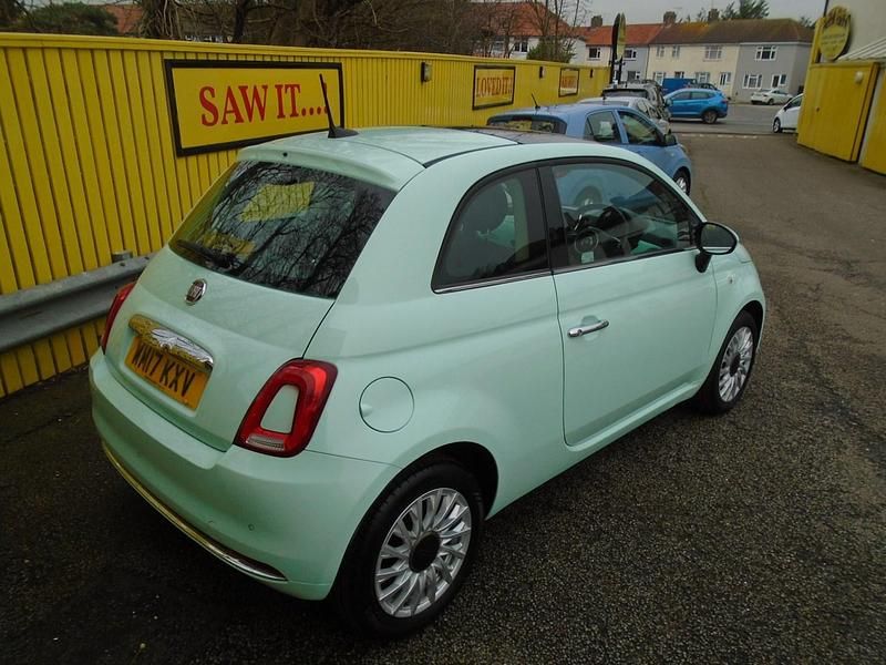 Used Fiat 500 Lounge 69 HP (50 kW) 2017 Green Hatchback