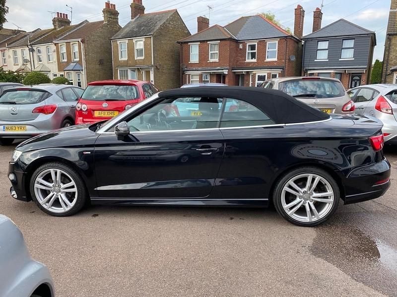 Used Audi A3 Cabriolet S-Line 150 HP (110 kW) 2018 Black Cabriolet