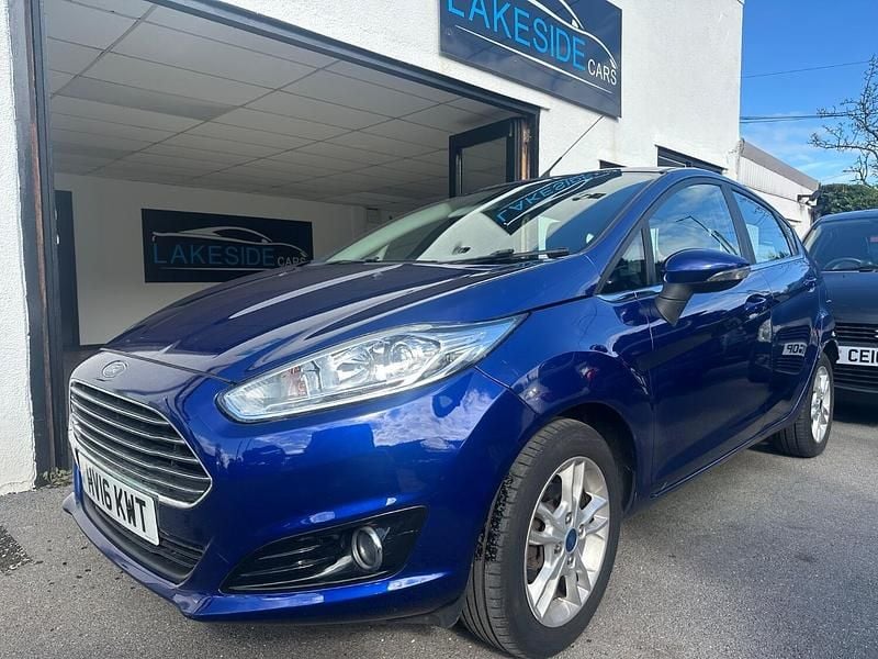 Blue Used 2016 Ford Fiesta Zetec Hatchback | £4,495 (Fair price) - Image 1/4
