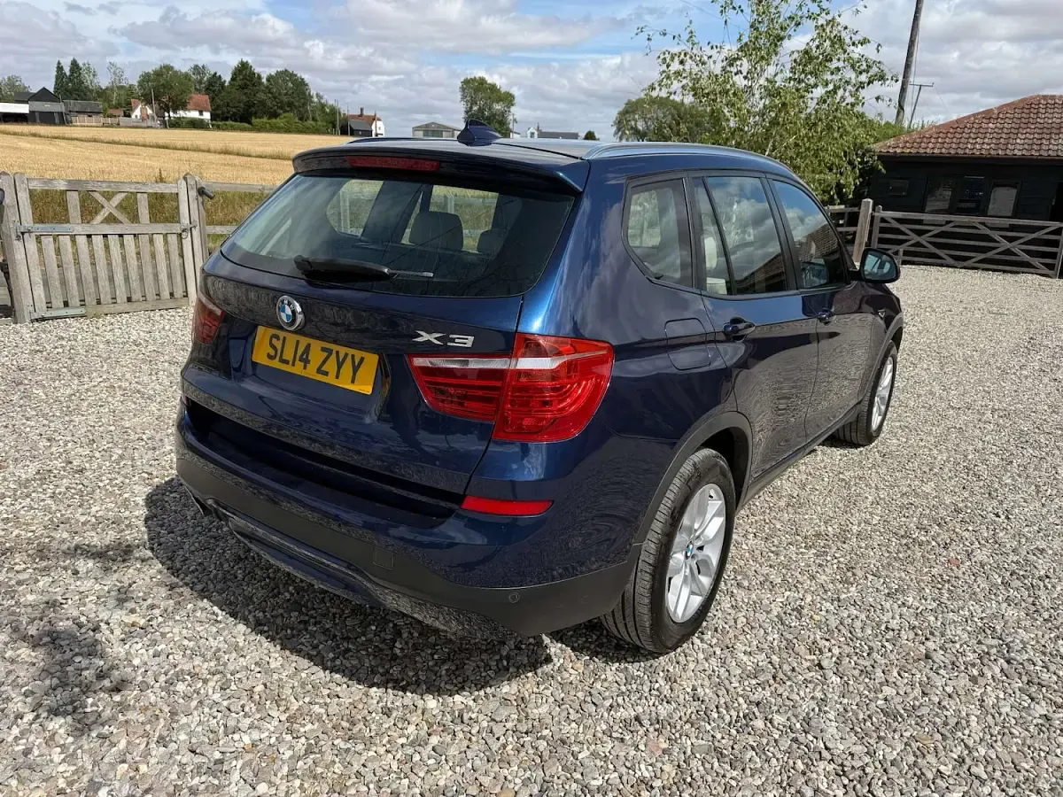 Used BMW X3 Luxury Line 2014 Blue SUV