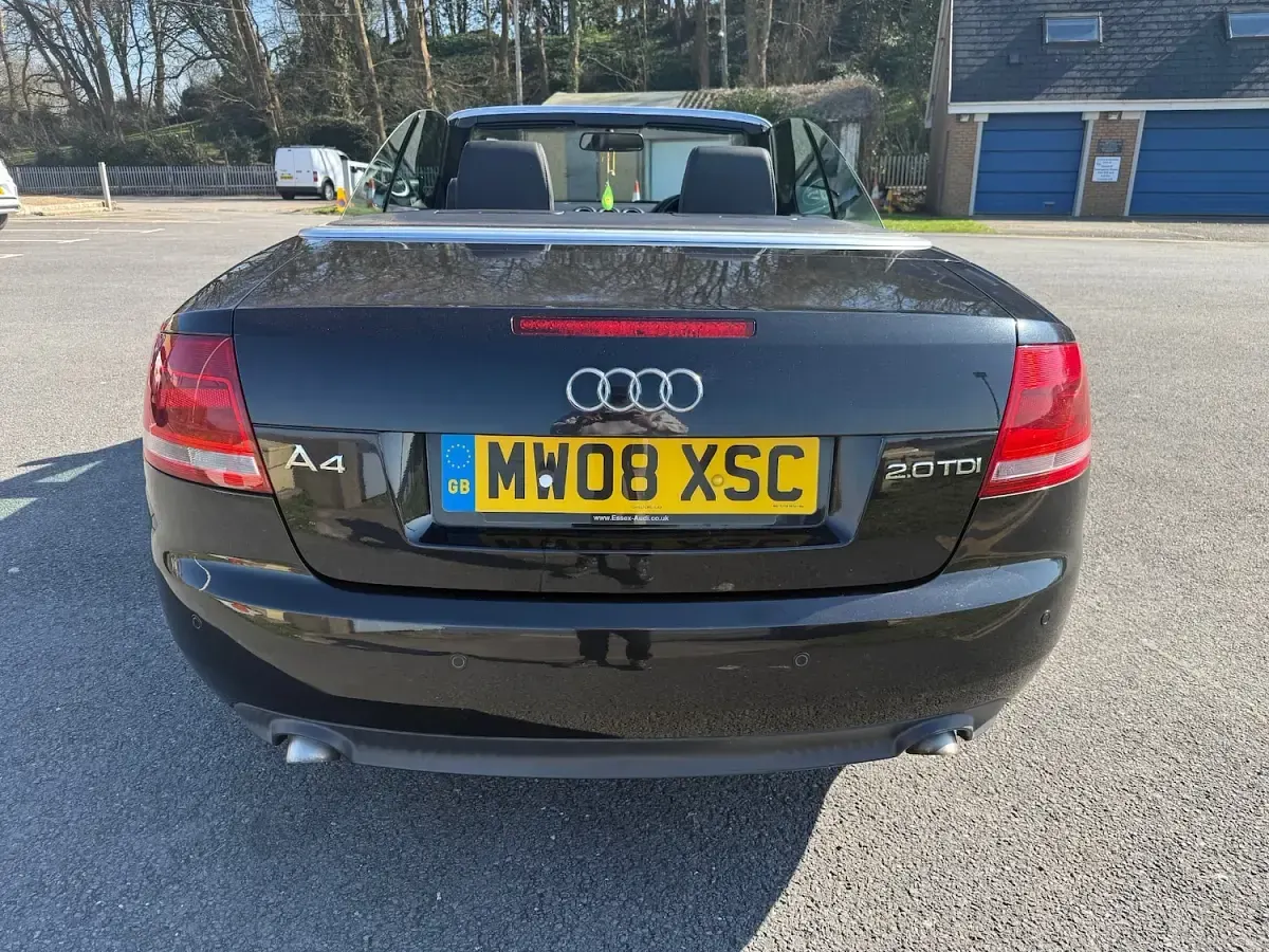 Used Audi A4 Cabriolet S-Line 140 HP (102 kW) 2008 Black Cabriolet