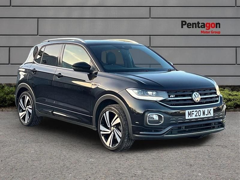 Black Used 2020 VW T-Cross R-line SUV | £14,995 (Good price) - Image 1/4
