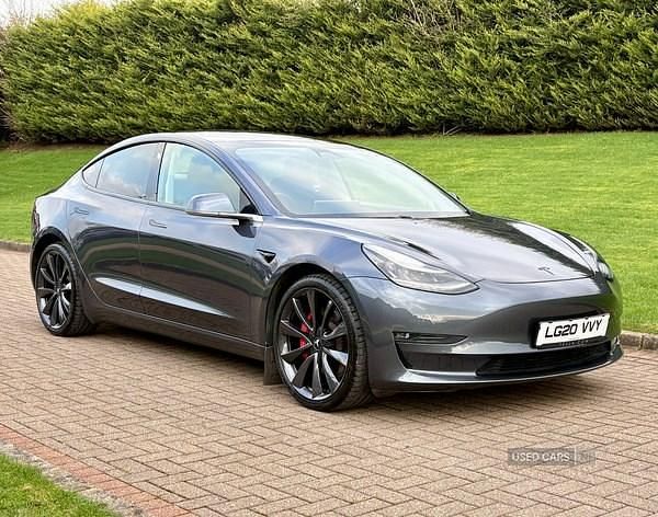 Used Tesla Model 3 Performance 461 kW (627 HP) 2020 Grey Sedan